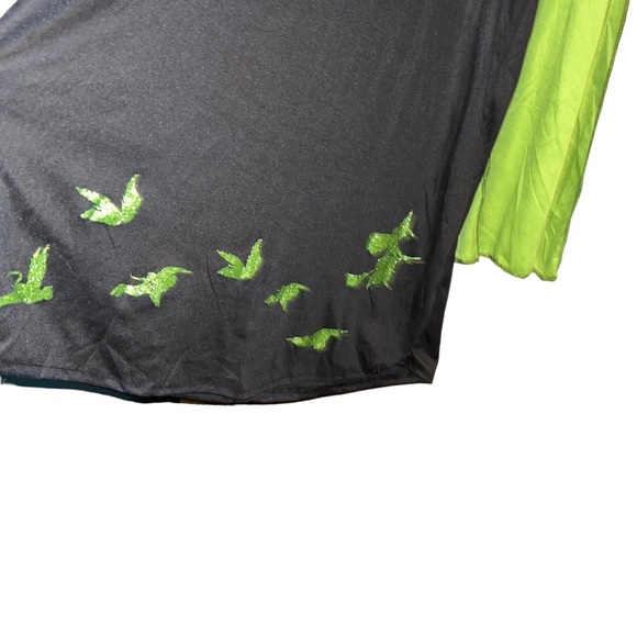 Girls wizard of oz wicked witch of the west witch costume with hat kids M 8/10 - Picture 5 of 5